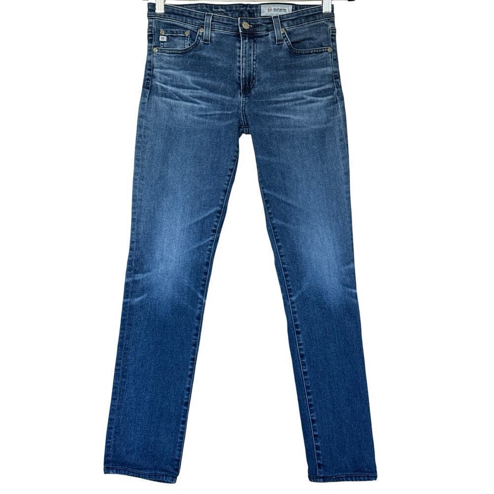 AG Adriano Goldschmied Prima Cigarette Ankle Jeans Women’s 27R Medium Wash - Picture 2 of 13